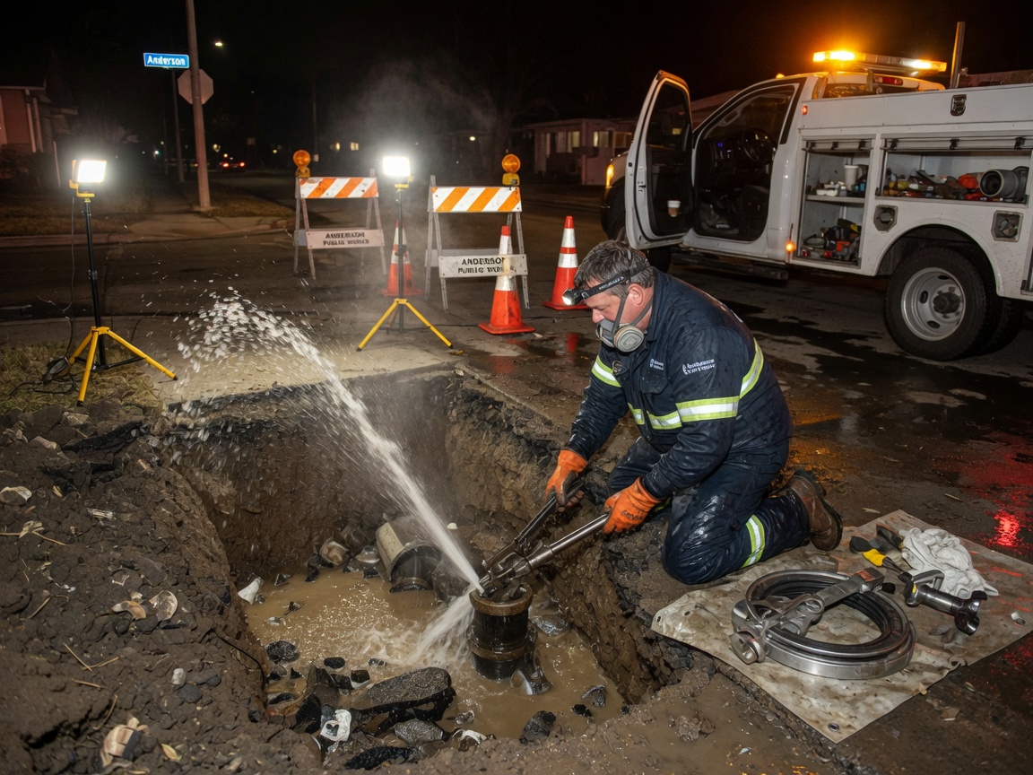 Burst Pipe Repair in Oak Hill
