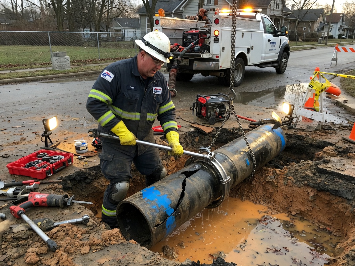 Burst Pipe Repair in Windsor Place