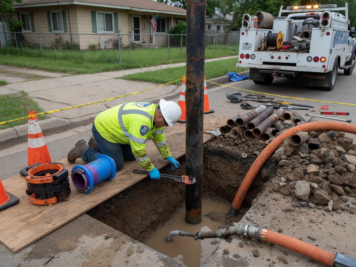 Burst Pipe Repair in Huntington Hills, SC 29625